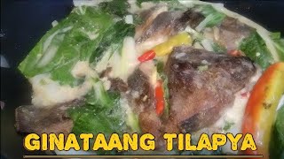 SARAPGINATAANG PRITONG TILAPYA WPITCHAY PINOY RECIPE ginataangtilapia petchay pinoyfood [upl. by Alfons334]