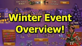 Forge of Empires 2022 Winter Event Overview Minigame Calendar Quests Elves Gift amp More [upl. by Olocin]