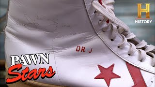 Pawn Stars SLAM DUNK DEAL for Dr Js Sneaker Season 9 [upl. by Apicella510]