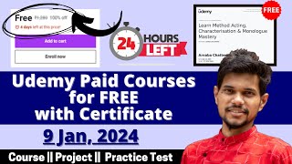 How to get Udemy Courses for FREE in 2024  Udemy Coupon Code 2024  Latest Udemy Coupons [upl. by Oiziruam602]