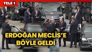 Erdoğan koruma ordusuyla Meclise böyle geldi [upl. by Fennelly]