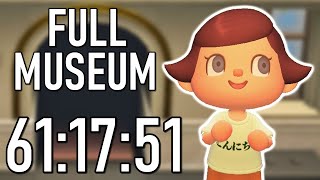 I Completed the Museum as Fast as Possible in Animal Crossing New Horizons [upl. by Eceinej102]