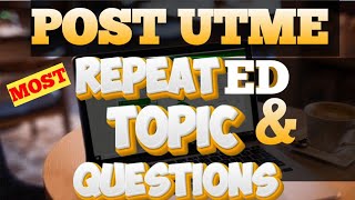 All about Post UTME Live session [upl. by Mcdowell]