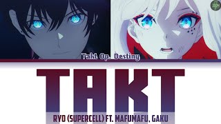 Takt Op Destiny Opening Full Takt Lyrics [upl. by Benjy484]