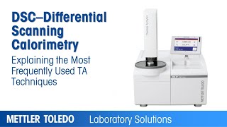 Differential Scanning Calorimeter DSC from METTLER TOLEDO [upl. by Coulombe123]