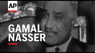 GAMAL NASSER BEING INTERVIEWED [upl. by Cirnek]