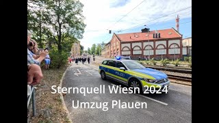 Plauen Sterquellwiesn 2024 Festumzug [upl. by Letnahc]