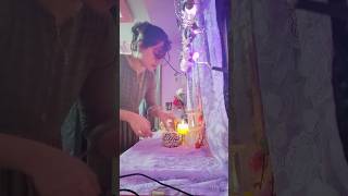 😍Room decor idea for diwali festival decoration decor preppy roomdecor diwali trending love [upl. by Ahsitauq]