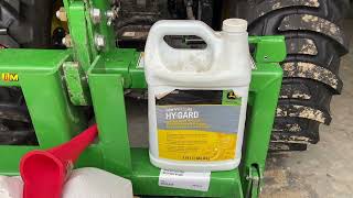 John Deere 3038E Tractor Maintenance Checking amp Filling Hydraulic Fluid [upl. by Leirad]