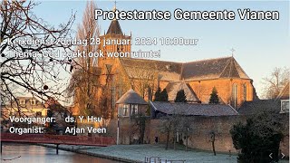 Kerkdienst zondag 28 januari 2024 PKN Vianen [upl. by Alexi893]