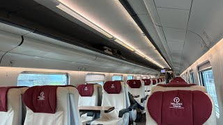 Hellenic Train ETR 470 IC51 Thessaloniki to Athens Greece First Class [upl. by Liman49]