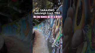 Olympic bobsleigh track 1984 sarajewo  go for a drive with us bosnia trebevic bob graffiti [upl. by Suollecram155]