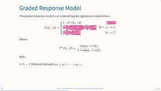 Bayesian Psychometric Models Lecture 4d Part 1 November 18 2022 U of Iowa [upl. by Breech]