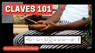 Claves 101  Playing the basic Claves rhythm for the first time [upl. by Ardnoel46]