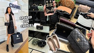 CHANEL 24B PreFall Winter Shopping Vlog Help me pick out my NEW BAG 🥳 [upl. by Cindee58]