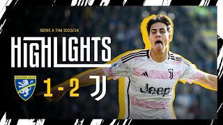 HIGHLIGHTS FROSINONEJUVENTUS 12  YILDIZ AND VLAHOVIC FOR THE PERFECT CHRISTMAS [upl. by Filippa]