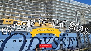 Boarding Odyssey of the Seas  Day 1 Vlog [upl. by Voltmer869]