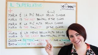 Corso di Inglese IL SUPERLATIVO [upl. by Evol]