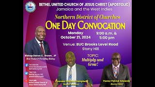 BUC Stony Hill  Northern District One Day Convocation  Oct 21 2024 Multiply and Grow [upl. by Egbert]