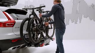 Thule EasyFold XT 2 Cycle Carrier [upl. by Enuahs673]