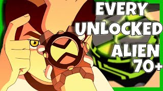 Every time ben 10 unlocks a new alien 70 aliens from ben 10 classic to ben 10 omniverse [upl. by Hna473]