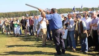 World record longest shot at a clay pigeon [upl. by Ivatts]