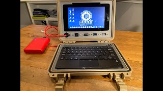 DIY Raspberry Pi Laptop in a Pelican case 1150 [upl. by Ahsiened2]