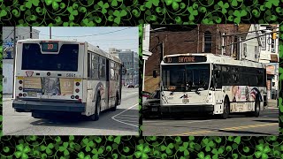 NJ Transit 10 BAYONNE JFK BLVD VIA PAMRAPO AVENUE NABI 41615 5861 [upl. by Kerin162]