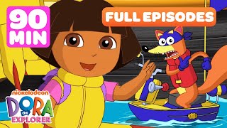 Dora FULL EPISODES Marathon ➡️  4 Full Episodes  90 Minutes  Dora the Explorer [upl. by Nedra]