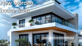 TOP 50 modern house front design  house design ideas  building design front [upl. by Tnafni]