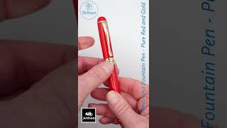 Jinhao x750 Fountain Pen Pure Red and Gold Edition [upl. by Hyacinth447]