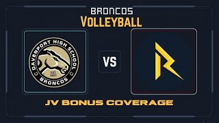 Bonus JV Girls Volleyball Coverage Davenport Broncos vs Ridge Community Bolts [upl. by Zacks436]