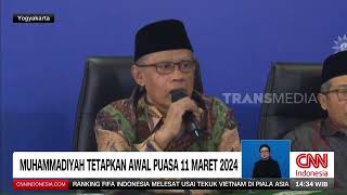 Muhammadiyah Tetapkan Awal Puasa 11 Maret 2024  REDAKSI 200124 [upl. by Nnail]