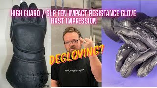 High Guard Sup Fen Impact Resistance Glove first Impression w Sparring from a casual VH HEMA [upl. by Querida]