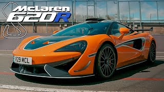 McLaren 620R TRACK MODE at Brands Hatch  Carfection 4K [upl. by Atiek]