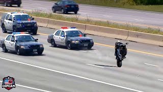 Tragic 100 Shocking and Devastating Motorcycle Police Chases and Road Rage Caught on Dashcam [upl. by Supat601]