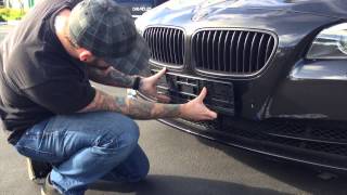 How to Mount Your Custom European License Plate Using Screws [upl. by Boggs433]