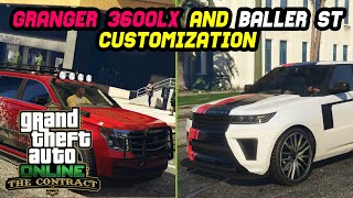 GTA Online Granger 3600LX And Baller ST CustomizationGameplayShowcase [upl. by Naes]