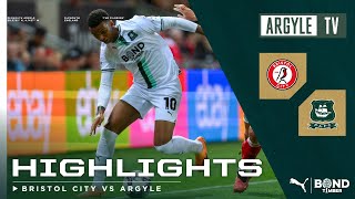 Bristol City v Plymouth Argyle highlights [upl. by Castle]