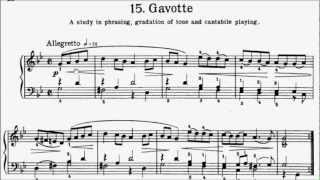 First Lessons in Bach Book 1 No15 Gavotte en Rondeau Suite BWV822 G Minor Sheet Music [upl. by Hsiekal]