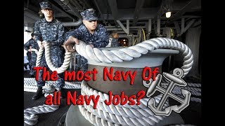 Navy Jobs  BM Boatswains Mate [upl. by Yrallam360]