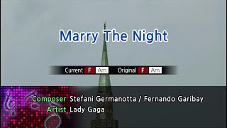 Marry the Night  Lady Gaga Karaoke Version [upl. by Waly]