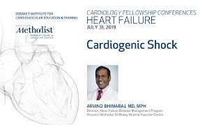 Heart Failure quotCardiogenic Shockquot Arvind Bhimaraj MD [upl. by Ainod]