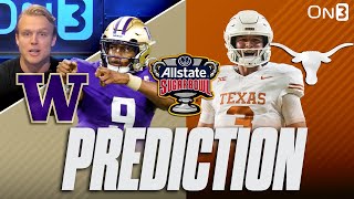 Texas Longhorns vs Washington Huskies Preview amp Prediction  Sugar Bowl Quinn Ewers Michael Penix [upl. by Atnes]