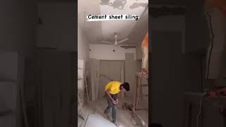 Cement siling interiordesign homeinteriorfurniture furniture homeinterior homedecor reels [upl. by Chapland]