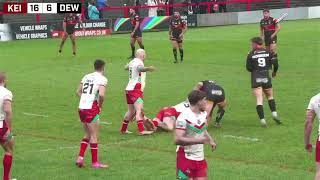 Keighley Cougars v Dewsbury Rams 1895 Cup Round 1 Highlights 2024 [upl. by Maddocks]