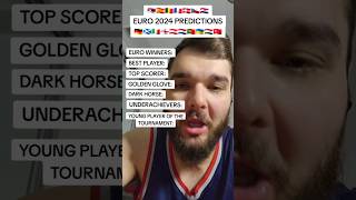 EURO 2024 PREDICTIONS shorts [upl. by Leanahtan]