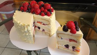 New Orleans Berry Chantilly Cake [upl. by Eceerahs]