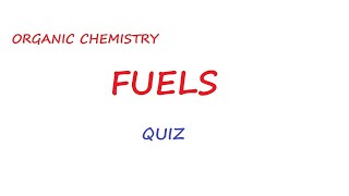 Fuels  IGCSE  MCQs [upl. by Thoma]