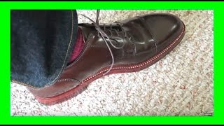 Alden Cigar Shell Cordovan CapToe Shoes [upl. by Ailima]